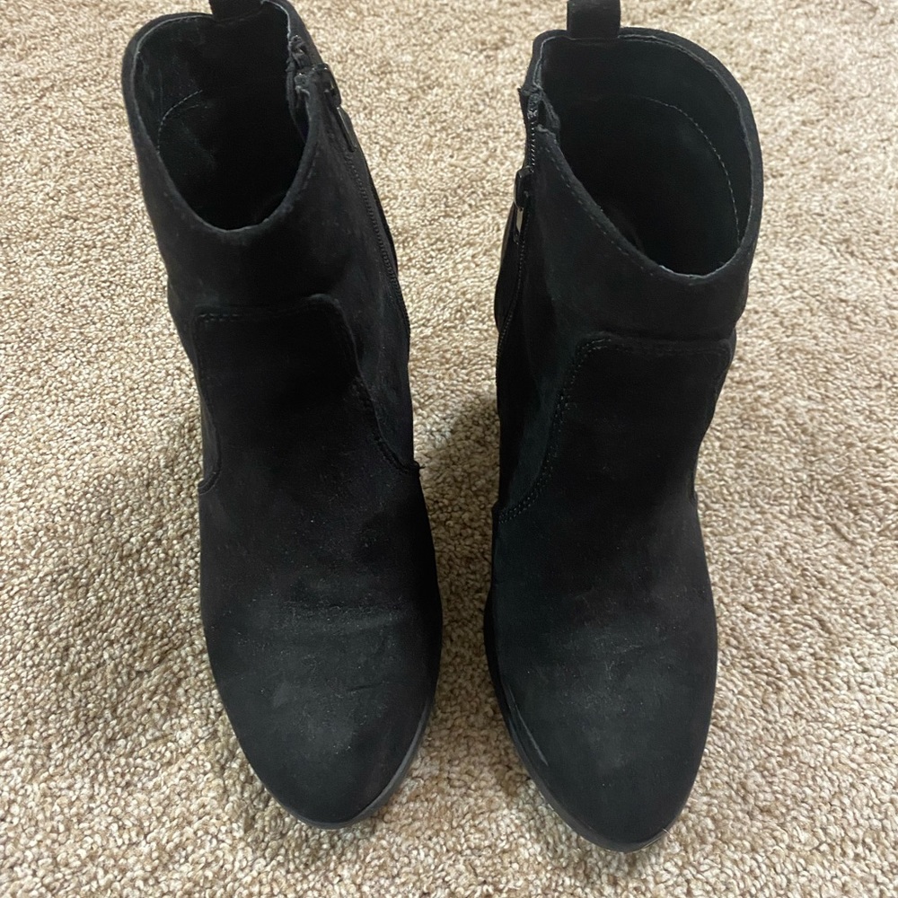 Express black booties